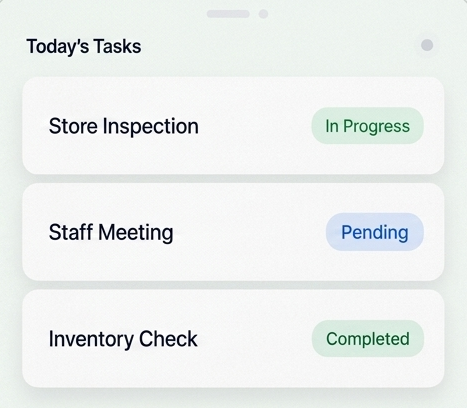 Manager Dashboard Mockup